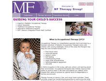 Tablet Screenshot of mftherapygroup.com